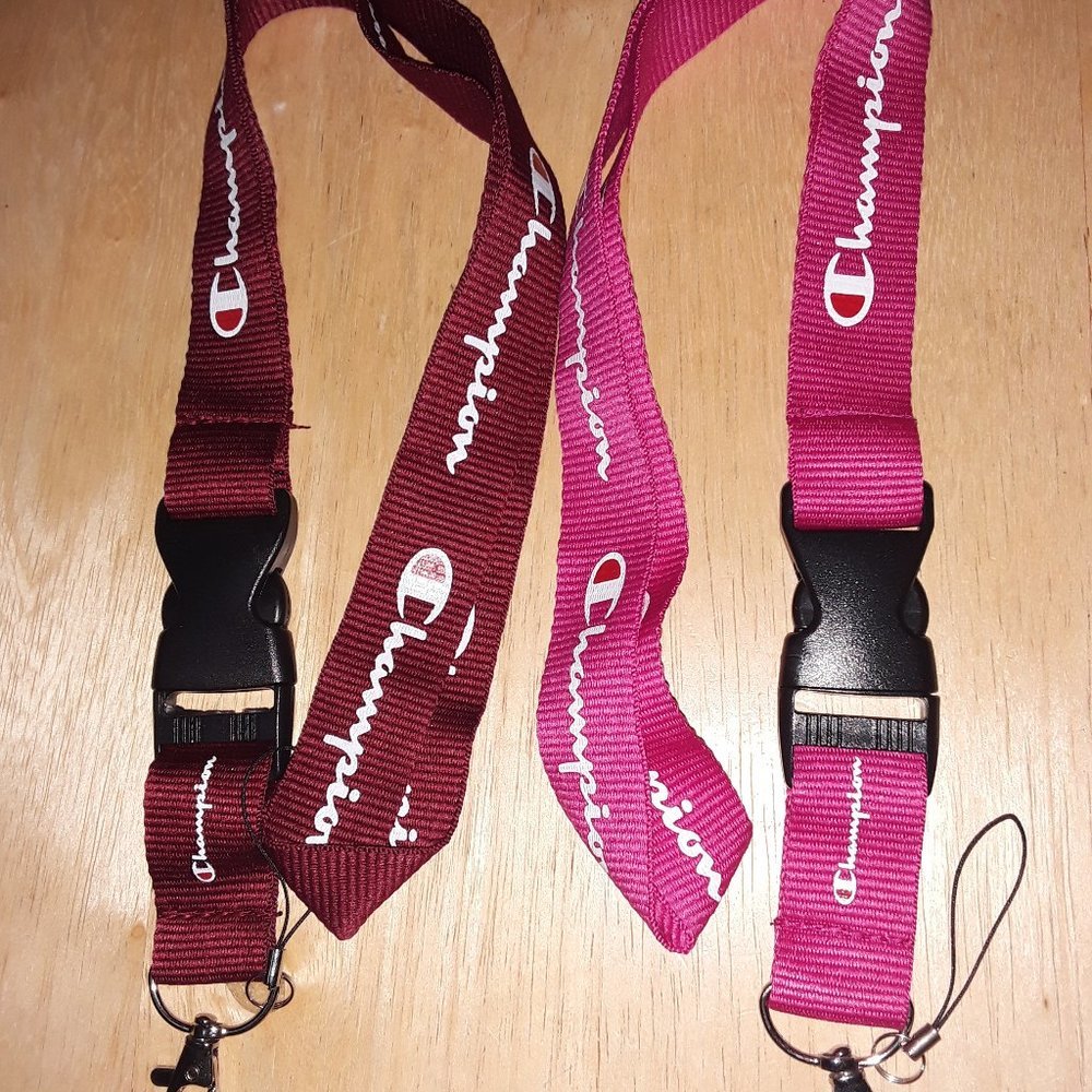 H. Best Sport Unisex Champion Combo A One Size Logo Detachable Lanyard & Clip